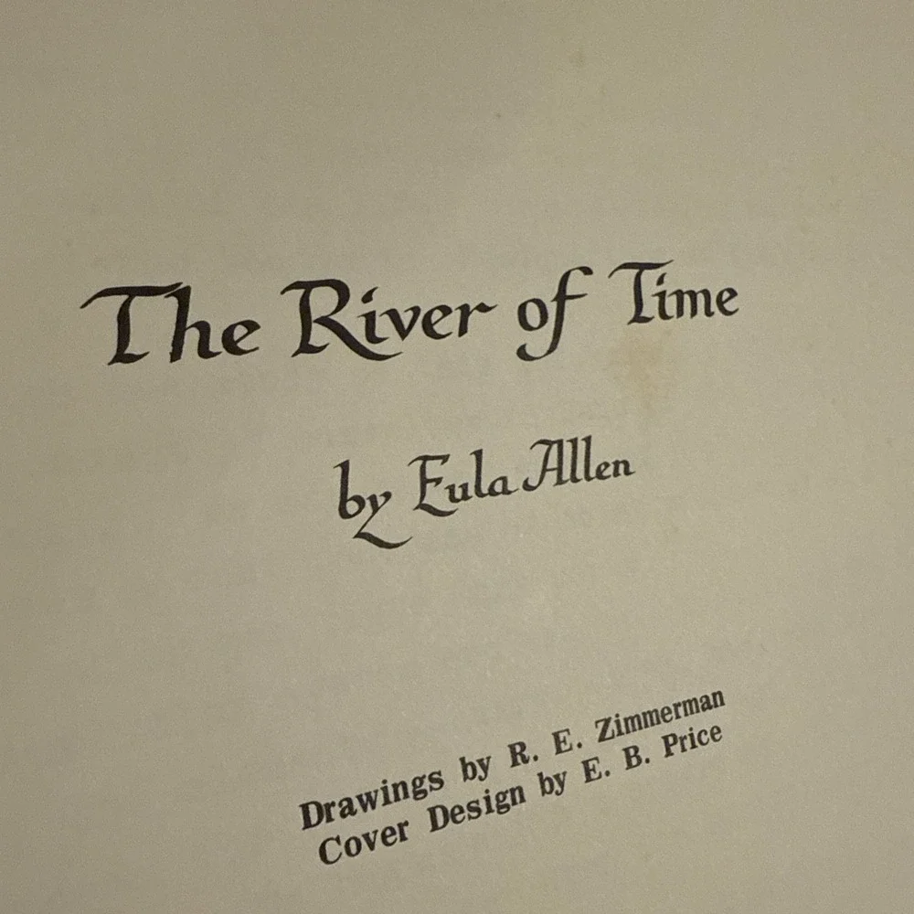 The River of Time Eula Allen 1965 Edgar Cayce A.R.E. Press Spiritual VTG Book